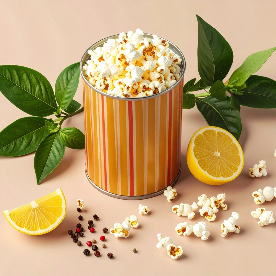 Pipoca de Alho com Pimenta e Tomilho