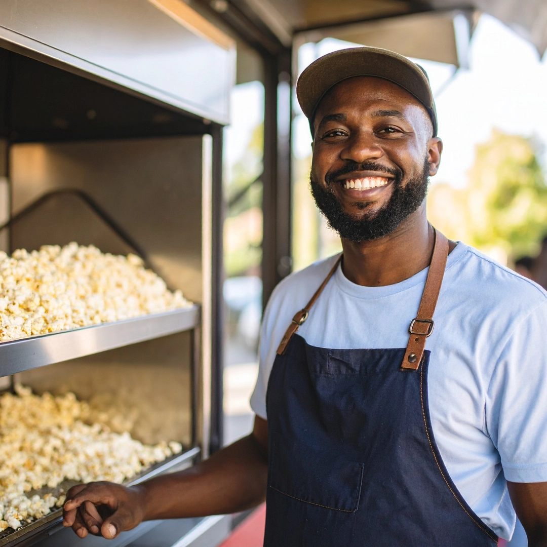 Mr. Pipoca: o policial que largou tudo para abrir sua empresa de pipoca