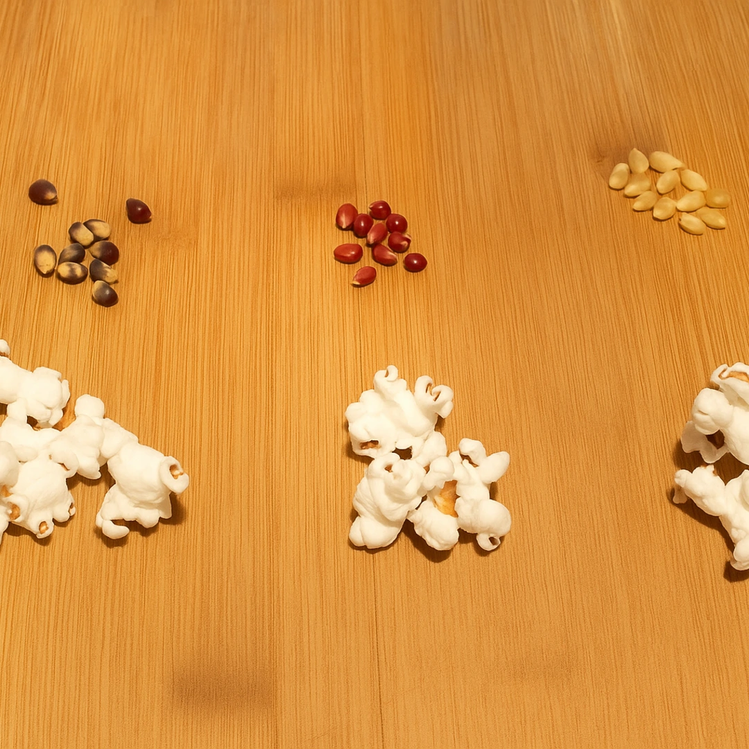 Conheça os diferentes tipos de milho de pipoca