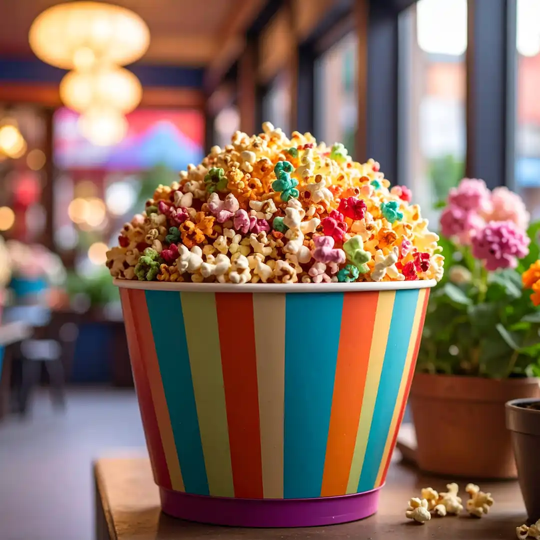 Aprenda como fazer pipoca colorida