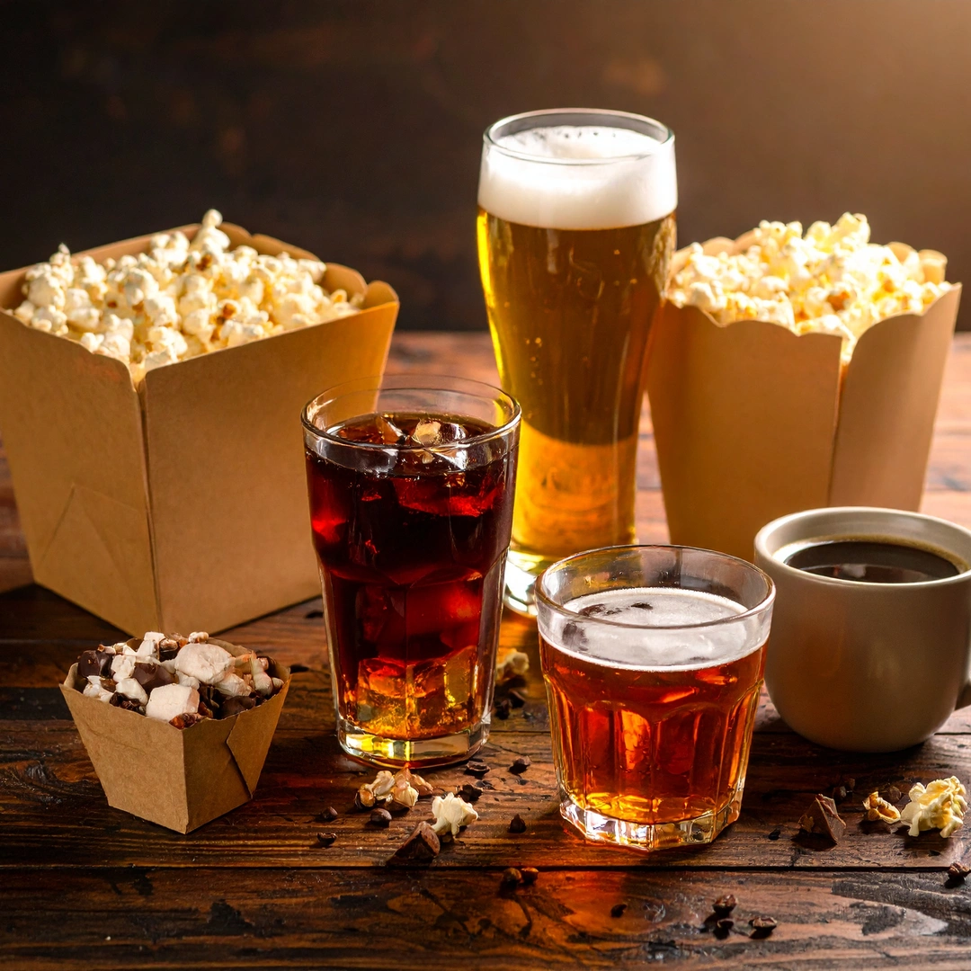 Melhores bebidas para acompanhar sua pipoca