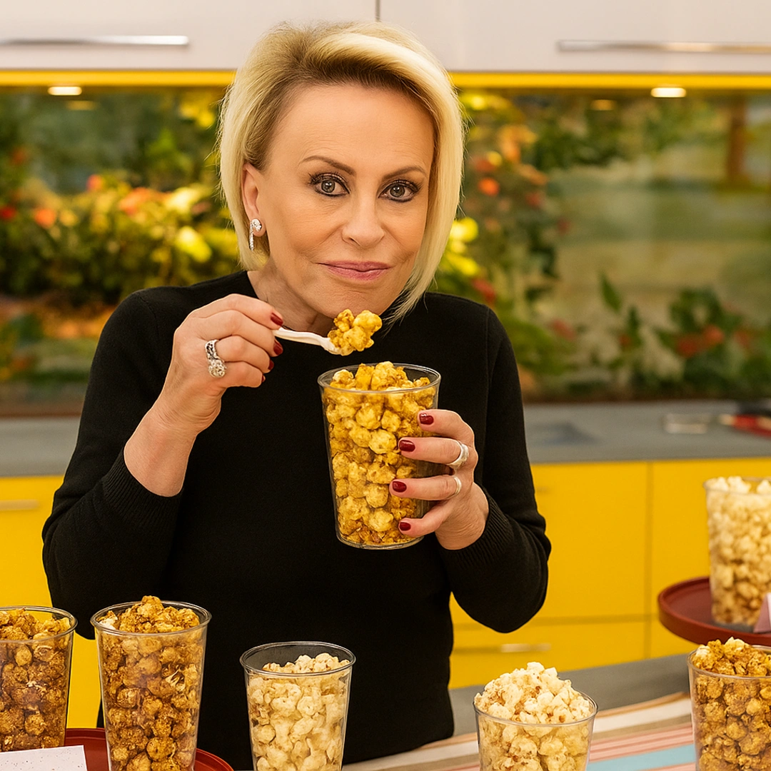 Comer pipoca com pinça? Conheça essa nova moda!