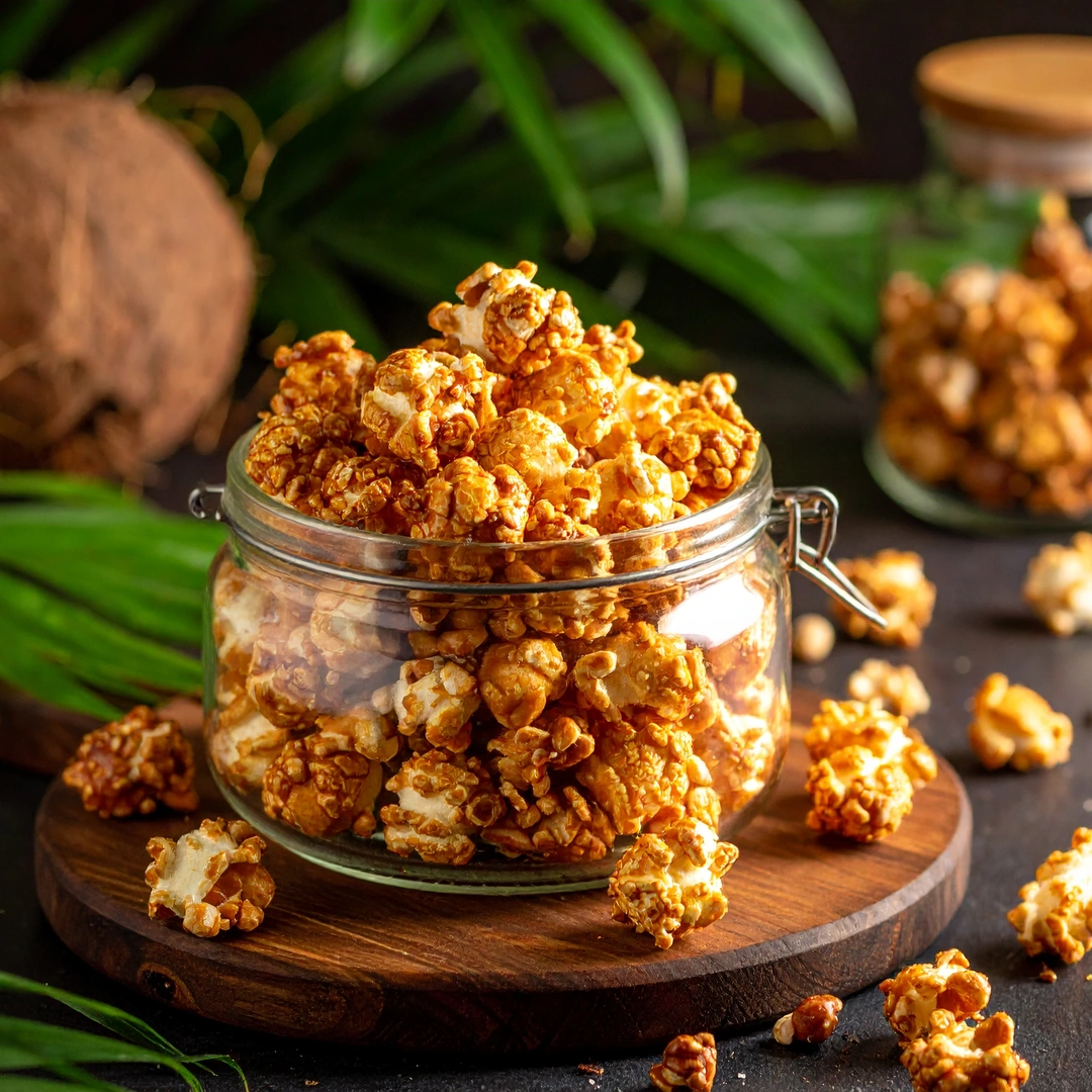 Pipoca Gourmet de Doce de Coco