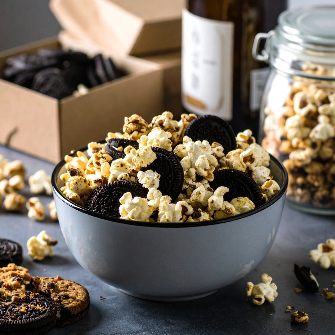 Pipoca de Oreo: veja como juntar a pipoca com o seu biscoito favorito