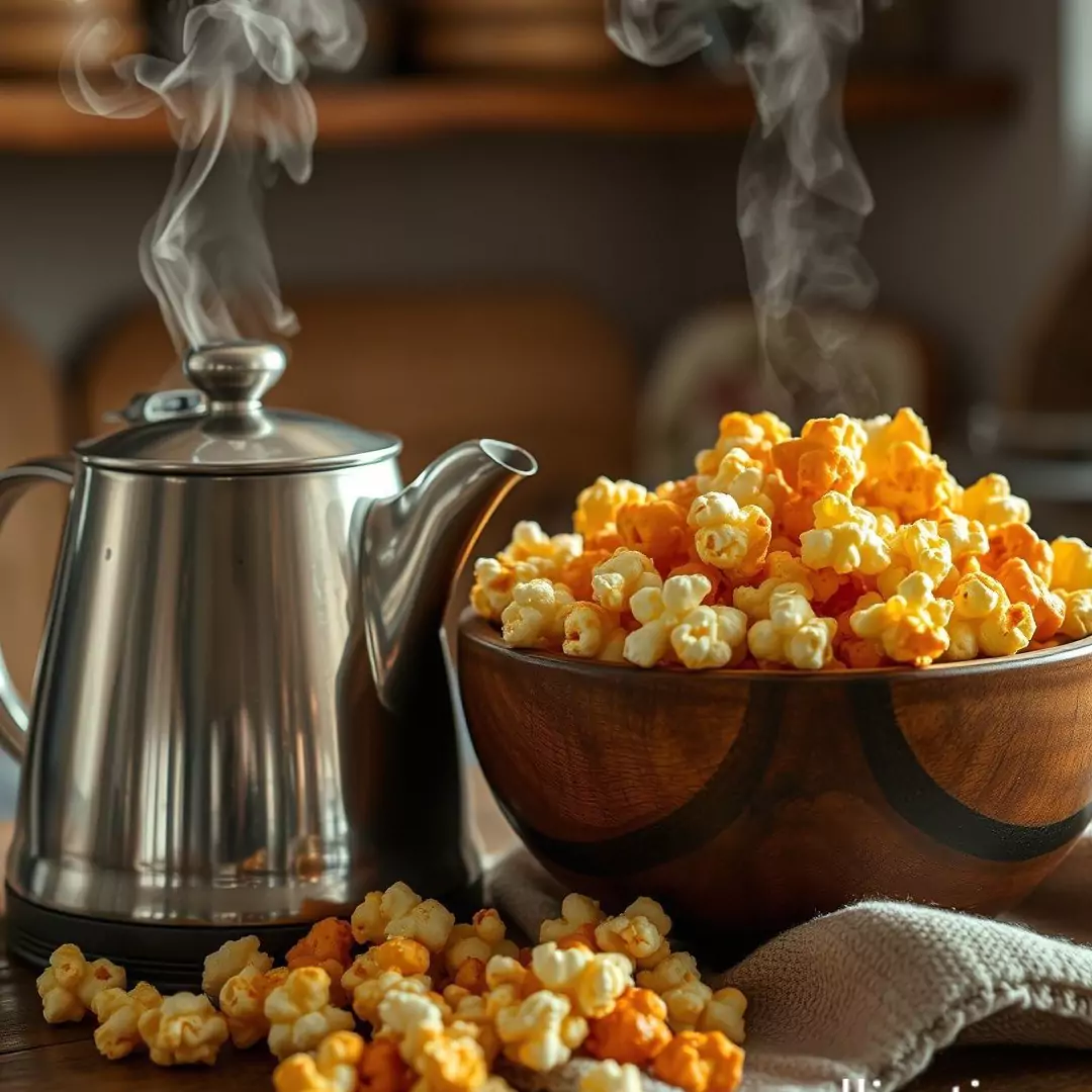 Receita de Pipoca Doce com Açúcar e Água