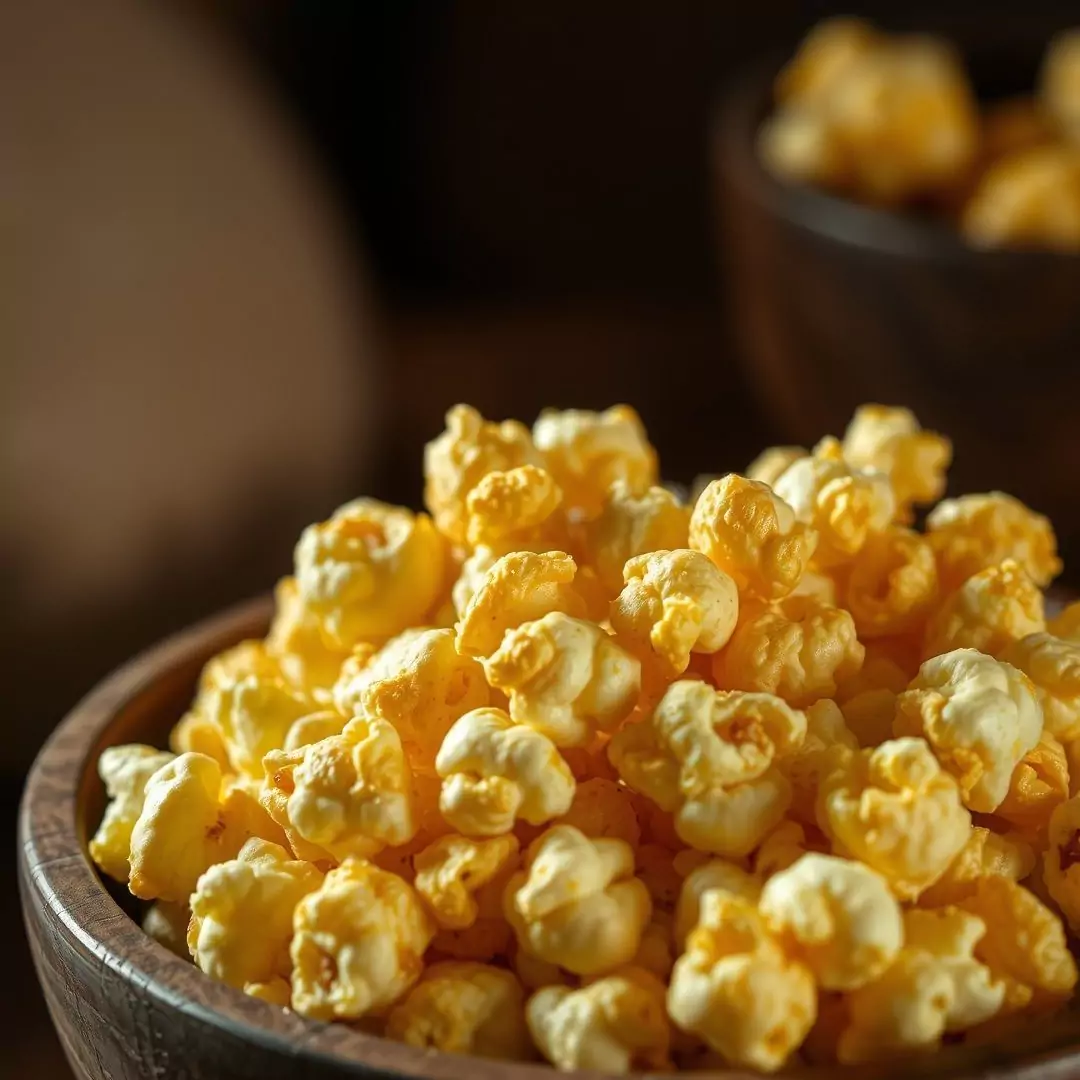 Pipoca com Queijo Ralado