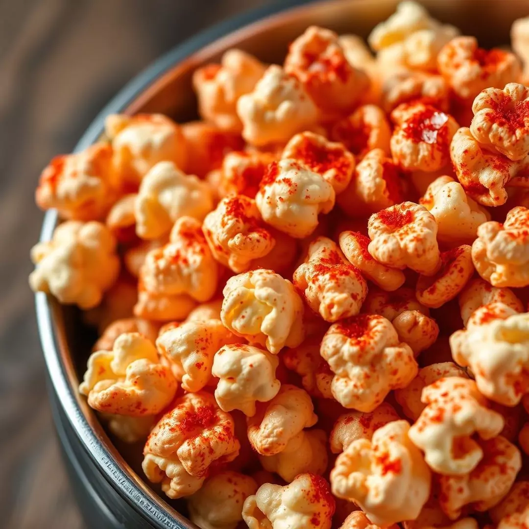 Pipoca Temperada com Páprica